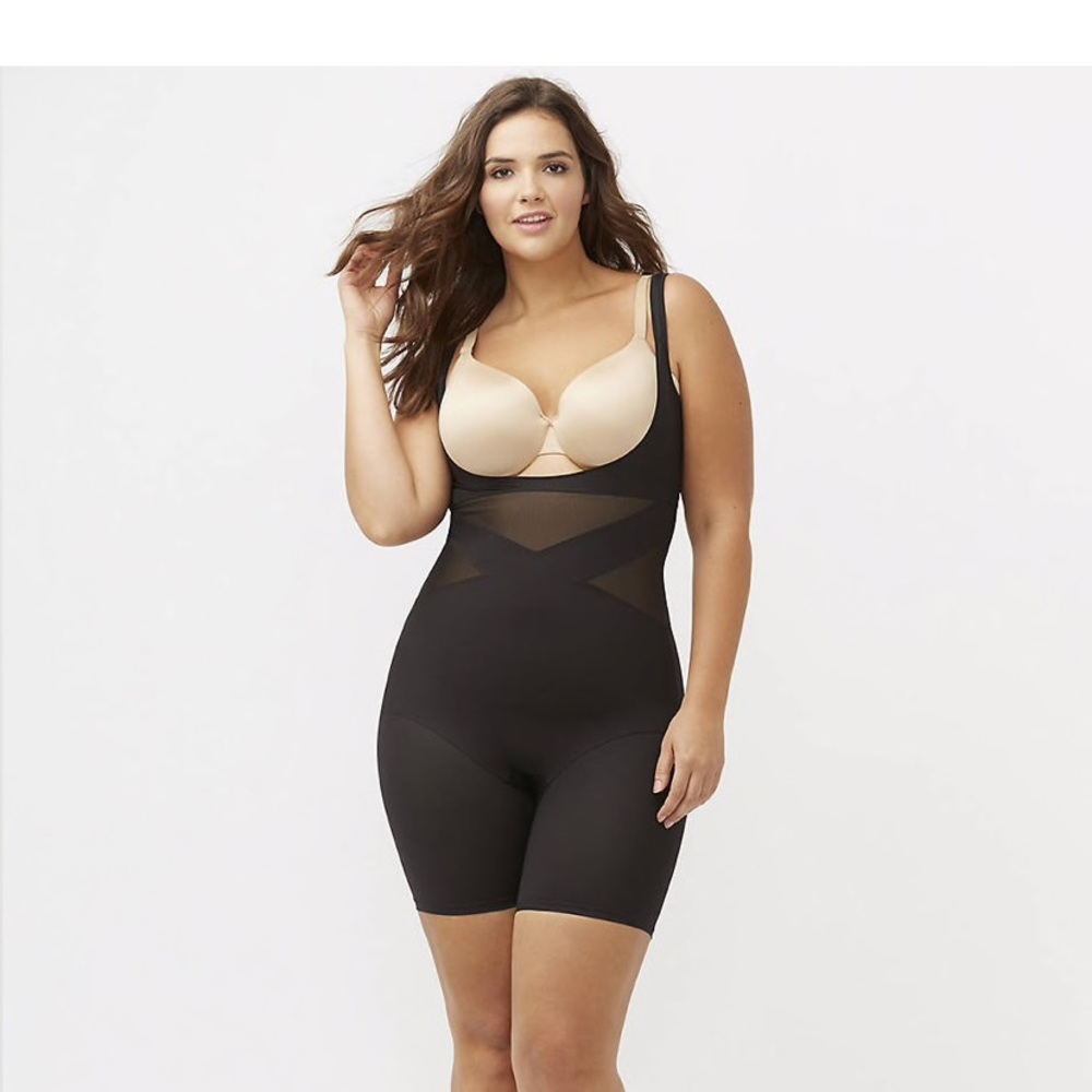 Lane Bryant Shapewear by Cacique, color black